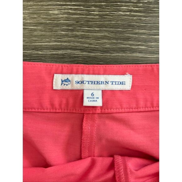 NWT Southern Tide Jourdan Performance Short In Heather Calypso Coral Size 6 - Picture 5 of 8
